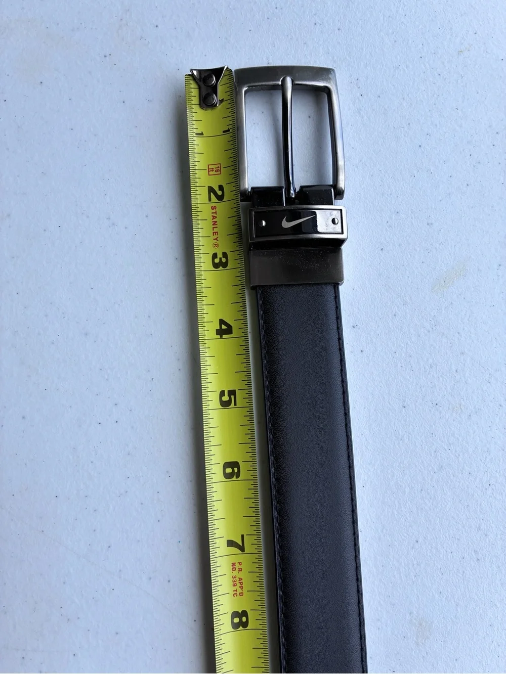 Nike Black/Brown Reversible Genuine Leather S5034002A Adult Belt Size 34